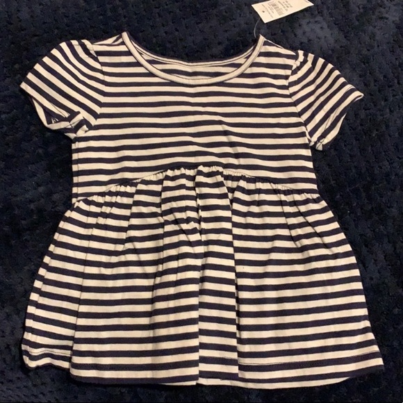 ❄️ Gap Baby Stripe Peplum Top - Picture 4 of 6